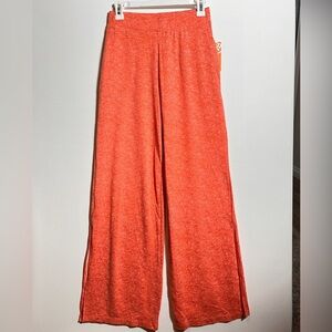 Refinery29 Super Soft Bright Orange Wide-Leg Lounge Pants XS NWT